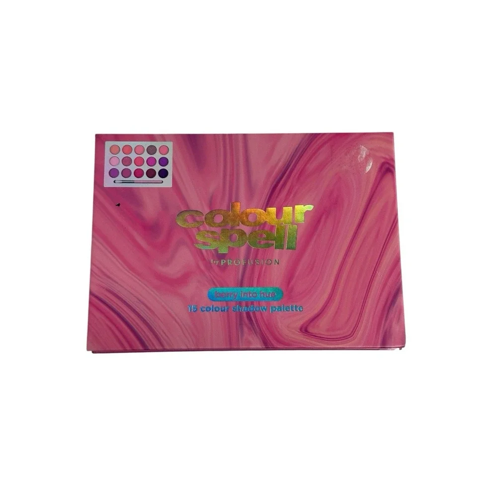 pro fusion colour spell berry into hue 15 eye shadow palette PINKS PURPLES